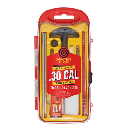 SHOOTERS CHOICE .30 CAL RIFLE CLEANING KIT ( ALUMINIUM ) OTIS