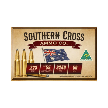 SOUTHERN CROSS AMMO CO - 223 REM 55GR SP (50PK)