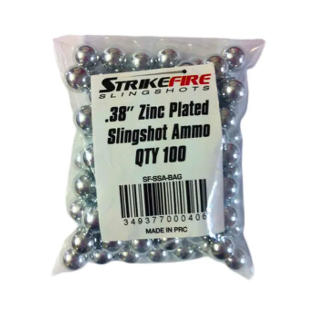 STRIKEFIRE .38'' ZINC PLATED PELLETS