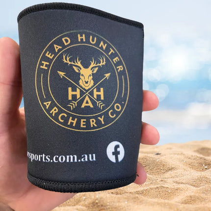 STUBBIE COOLER - EOS (HEADHUNTER ARCHERY LOGO)