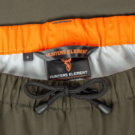HUNTERS ELEMENT STORM PANTS FOREST GREEN M/34