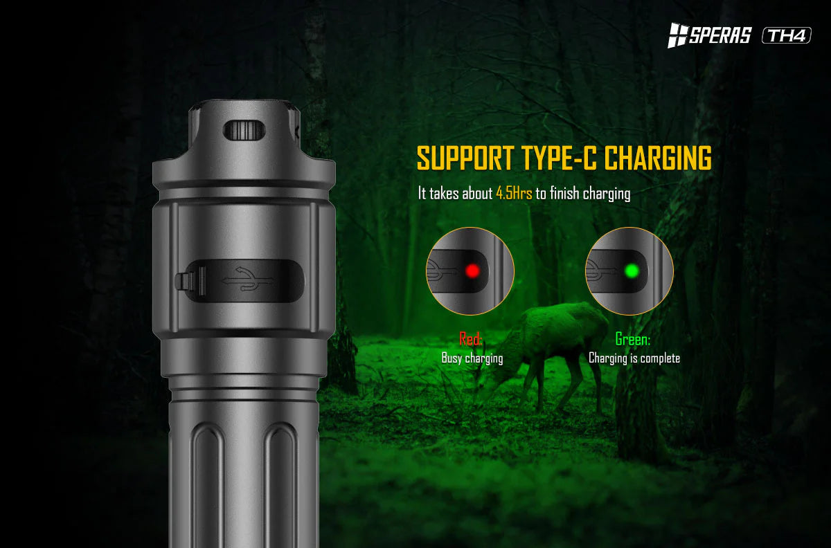 HIKMICRO ALPEX 4K A40E LITE 40MM NIGHT VISION SCOPE + SPERAS TH4K