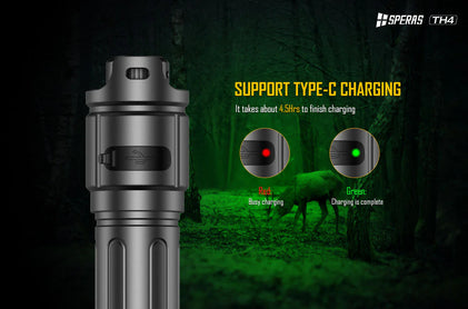 HIKMICRO ALPEX 4K A40E LITE 40MM NIGHT VISION SCOPE + SPERAS TH4K