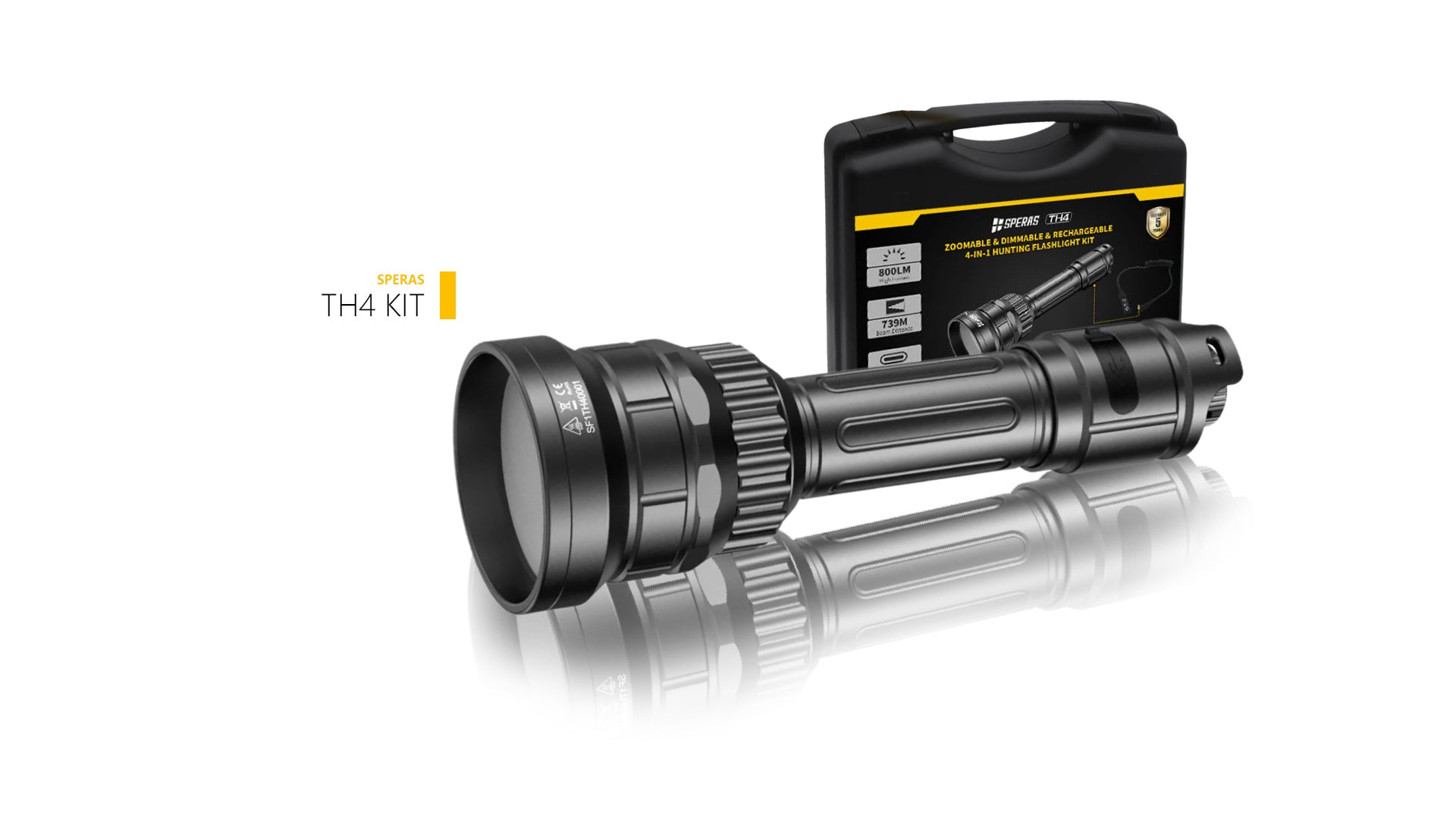 HIKMICRO ALPEX 4K A40E LITE 40MM NIGHT VISION SCOPE + SPERAS TH4K