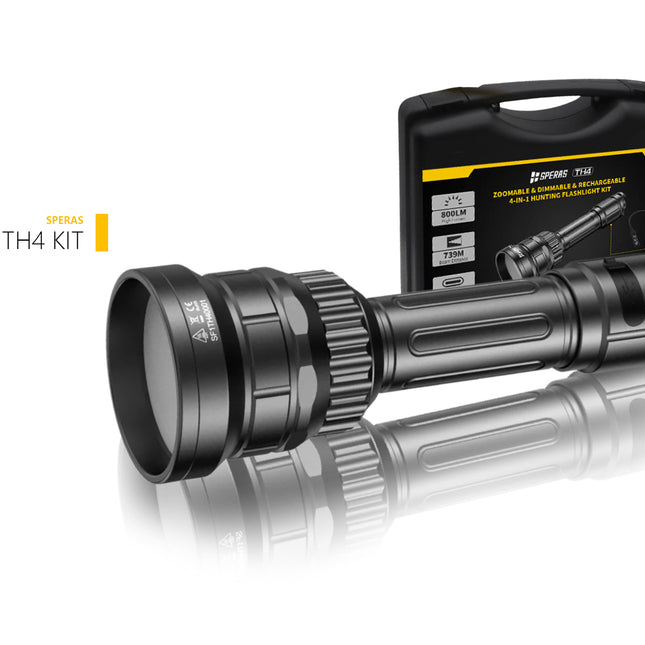 HIKMICRO ALPEX 4K A40E LITE 40MM NIGHT VISION SCOPE + SPERAS TH4K