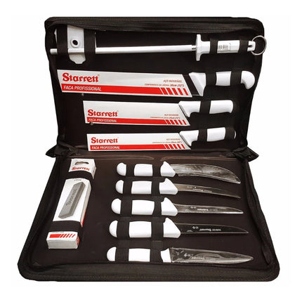 THE RURAL BUTCHER KNIFE SET 11 PIECE KNIFE SET (STARRET KNIVES )