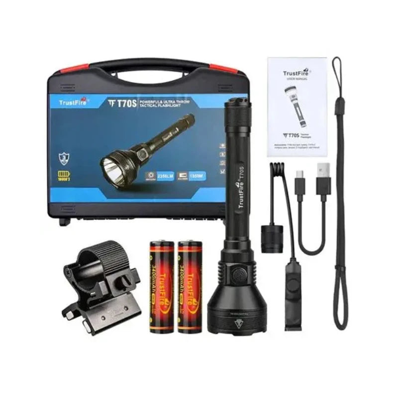 TRUSTFIRE T70S 2350 LUMEN HUNTING KIT (WITH MAGNETIC MOUNT)
