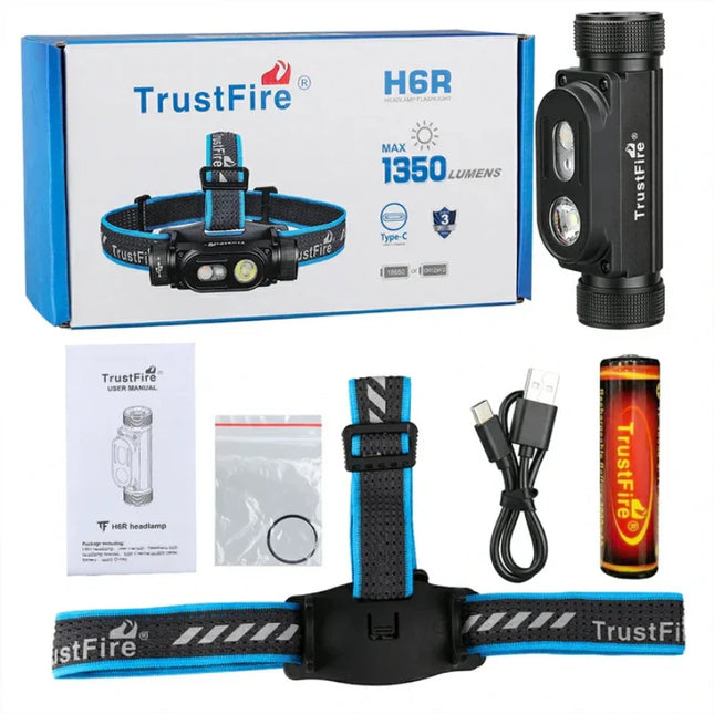 TRUSTFIRE H6R 1350 LUMEN HEADLAMP