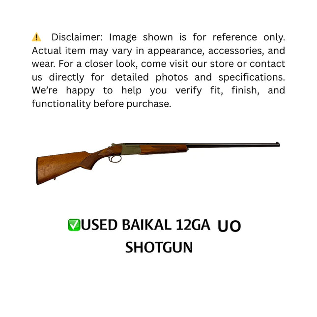 USED BAIKAL 12GA UO SHOTGUN