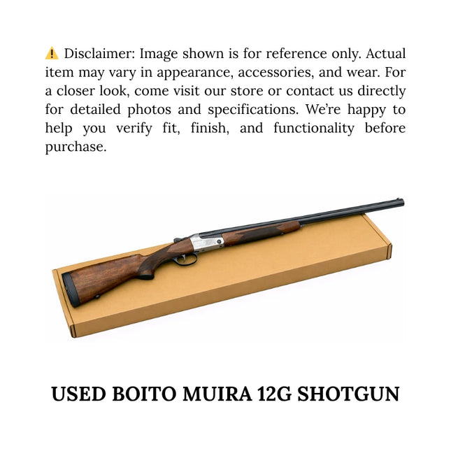 USED BOITO MUIRA 12G SHOTGUN