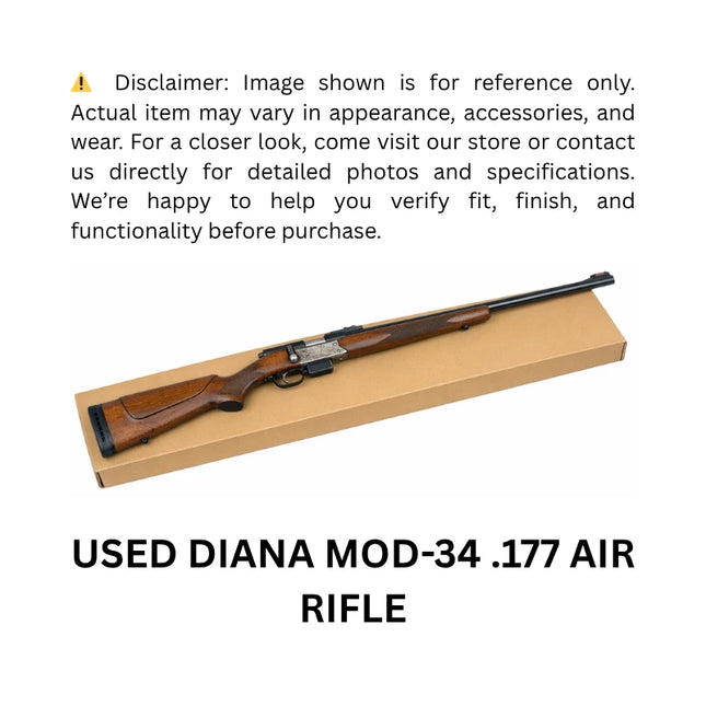 USED DIANA MOD-34 .177 AIR RIFLE