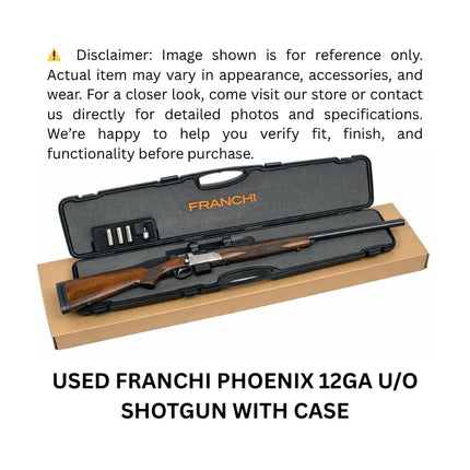 USED FRANCHI PHOENIX 12GA U/O SHOTGUN WITH CASE