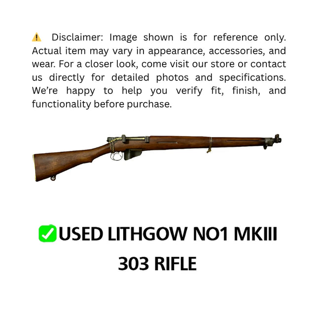 USED LITHGOW NO1 MKIII 303 RIFLE