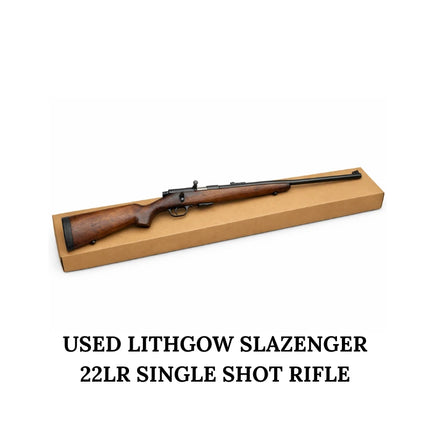 USED LITHGOW SLAZENGER 22LR SINGLE SHOT RIFLE