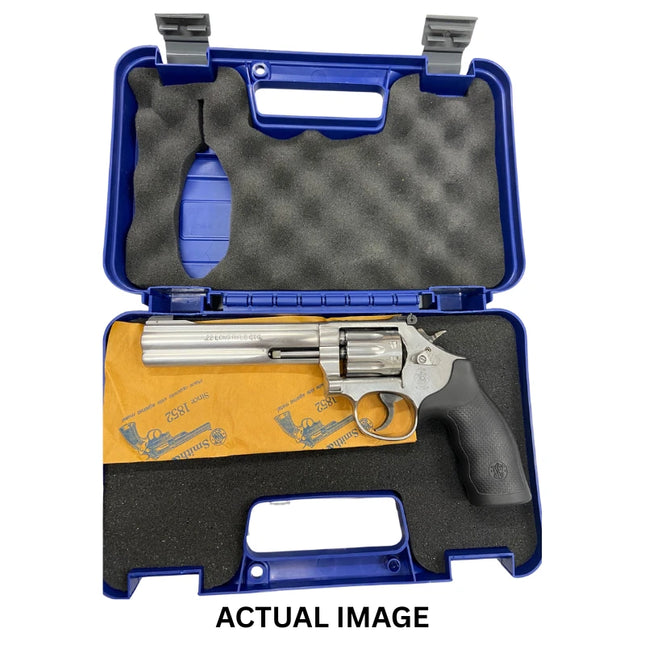 USED SMITH & WESSON 617-6 22LR REVOLVER 6" BARREL