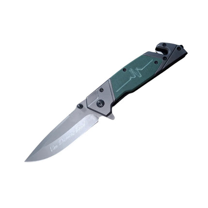 VAN DIEMENS LAND ABRAMS FOLDING KNIFE - GREEN