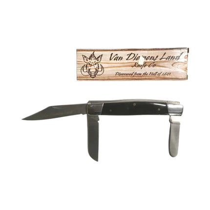 VAN DIEMENS KNIFE STOCKMAN BUFFALO HANDLE