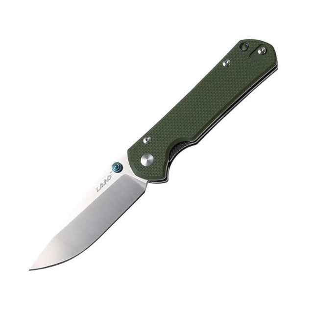 VAN DIEMENS LAND SHERMAN FOLDING KNIFE - GREEN