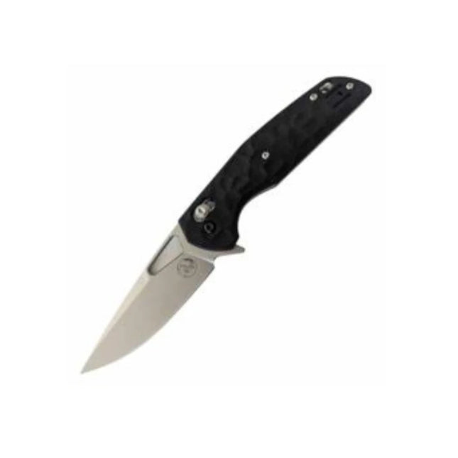 VAN DIEMENS LAND TIGER FOLDING KNIFE - BLACK