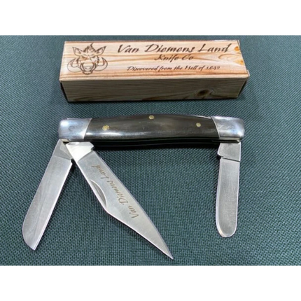 VAN DIEMENS KNIFE STOCKMAN BUFFALO HANDLE