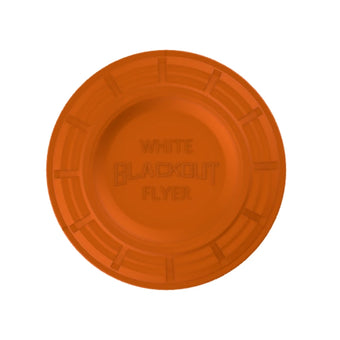 WHITE FLYER BLACKOUT INTERNATIONAL ORANGE TOP 110mm CLAY TARGETS