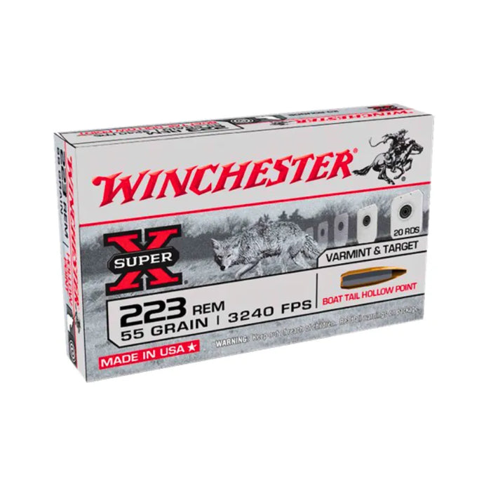 WINCHESTER 223 SX 55GR BTHP - 20PK