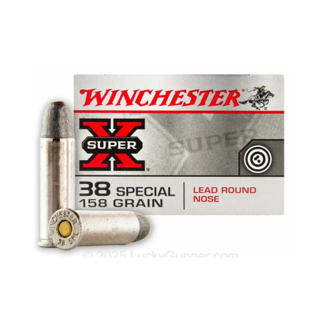 WINCHESTER AMMO 38 SPL SX 158G LRN