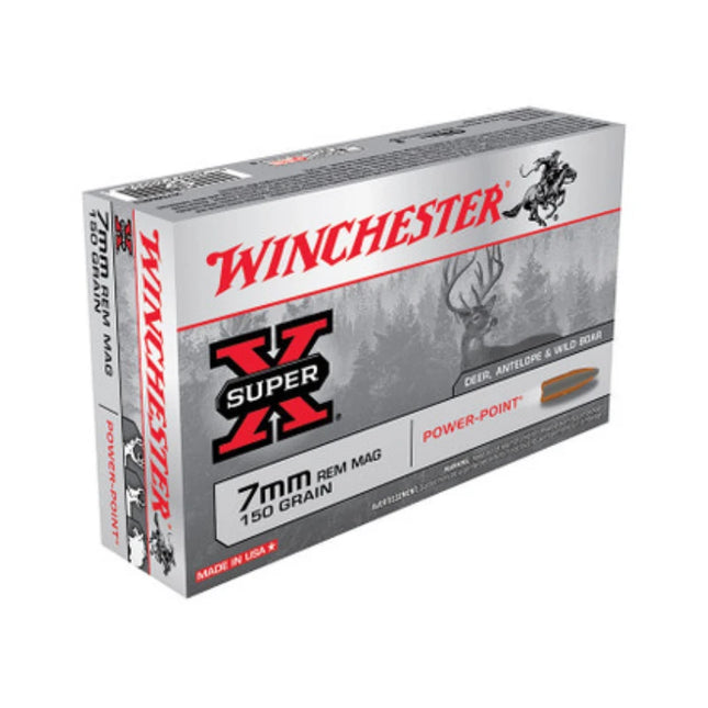 WINCHESTER AMMO SUPER X 7MM REM MAG 150GR PP