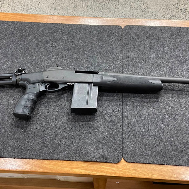 USED REMINGTON 7600 POLICE 308 PUMP ACTION RIFLE 10RND MAG & TACTICAL STOCK