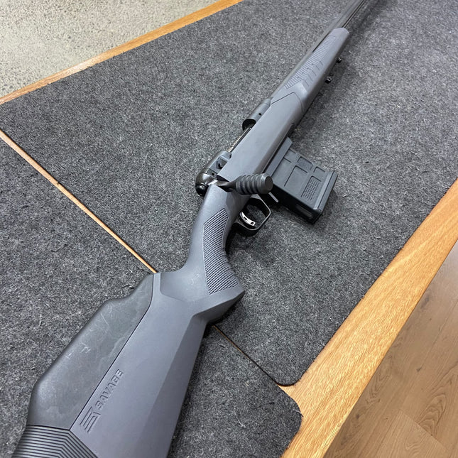 USED SAVAGE 110 BA RIFLE WITH MUZZLE BRAKE & 10RND MAGAZINE