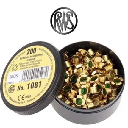 RWS PERCUSION CAPS 1081 WING MUSKET