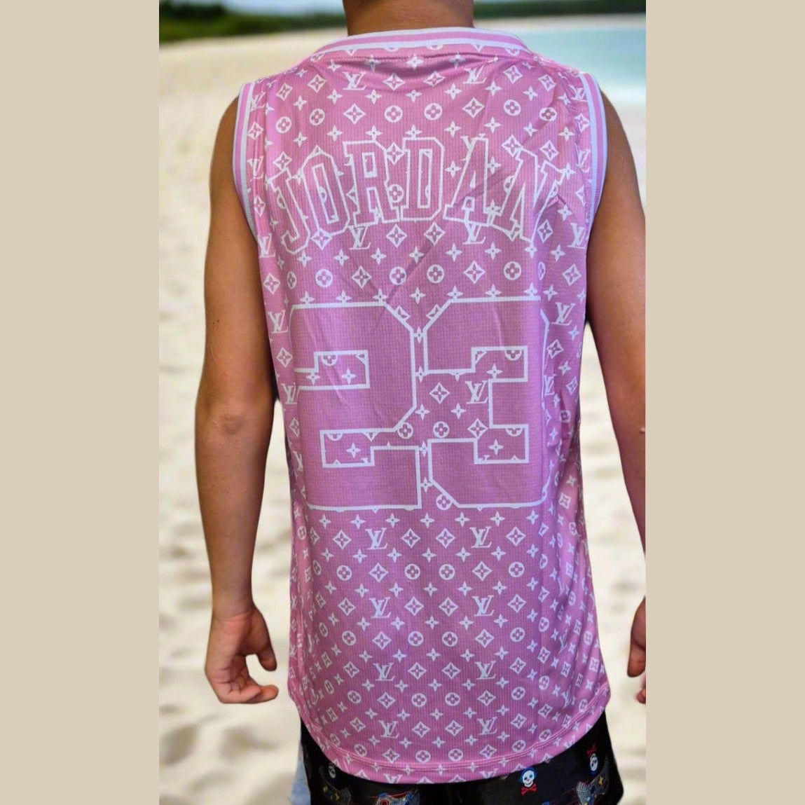 Louis Vuitton Michael Jordan Jersey NBA CHICAGO BULLS JORDAN X LV