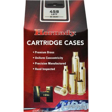 RE-LOADING - HORNADY BRASS 458 LOTT X 50 EXTREME OUTDOOR SPORTS