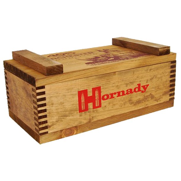 SHOOTING ACCESSORIES - HORNADY WOODEN AMMO BOX BIG 5 EXTREME OUTDOOR SPORTS