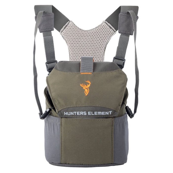 CLOTHING - HUNTERS ELEMENT BINO DEFENDER HARNESS FOREST GREEN MAGNUM EXTREME OUTDOOR SPORTS