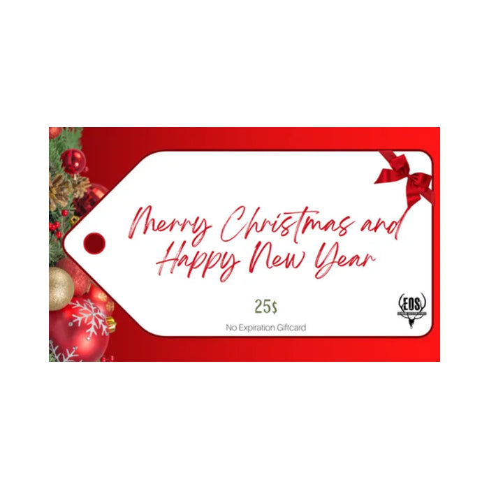 Gift Card - Christmas Gift Card 25.00 EXTREME OUTDOOR SPORTS