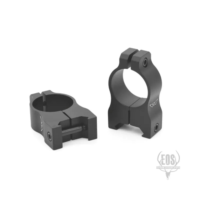 WARNE VAPOR 1 INCH HIGH MATTE WEAVER RINGS - EXTREME OUTDOOR SPORTS
