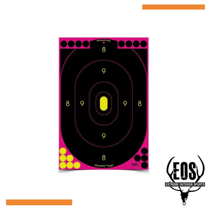 TARGETS - BIRCHWOOD CASEY SHOOT N C 12' X 18" OVAL SILHOUTTE TARGET - 12 PACK EXTREME OUTDOOR SPORTS