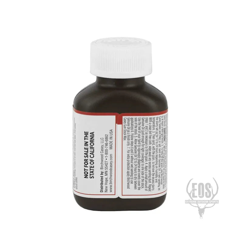 CLEANING - BIRCHWOOD CASEY GENUINE OIL STOCK FINISHER (3OZ) EXTREME OUTDOOR SPORTS