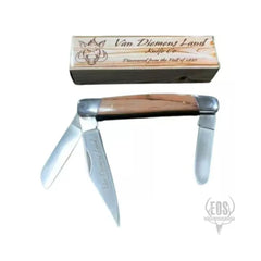 VAN DIEMENS KNIFE STOCKMAN WOOD HANDLE - EXTREME OUTDOOR SPORTS