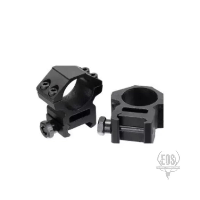 RIFLE RINGS & MOUNTS - ACCUSHOT UNI MED 1 SCOPE RINGS (WEAVER) EXTREME OUTDOOR SPORTS
