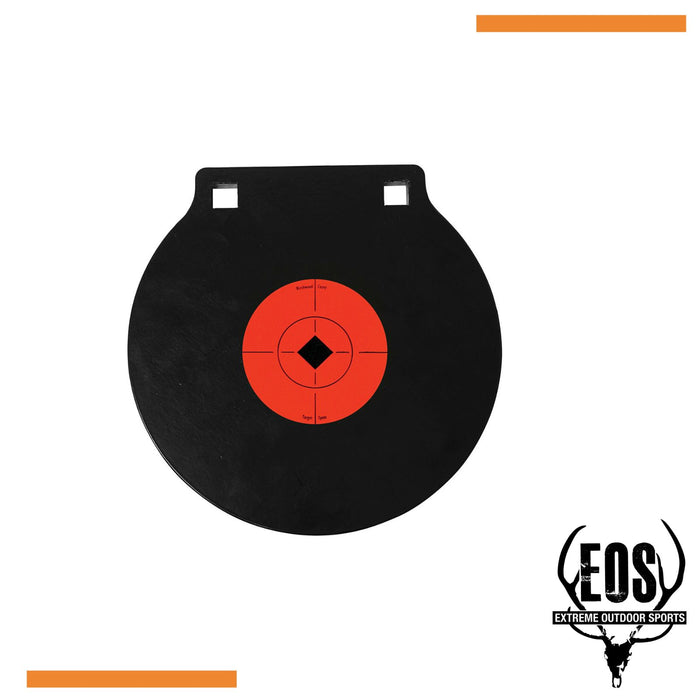 TARGETS - BIRCHWOOD CASEY 10" GONG TWO HOLE 3/8" AR500 STEEL EXTREME OUTDOOR SPORTS
