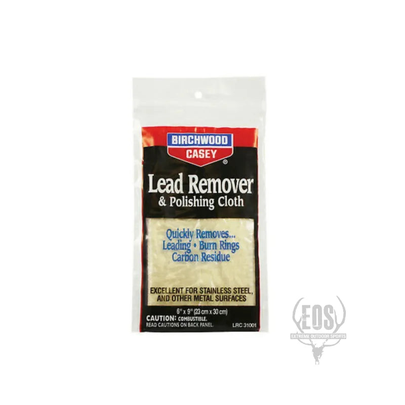 SHOOTING ACCESSORIES - BIRCHWOOD CASEY LEAD REM & POLISH CLOTH EXTREME OUTDOOR SPORTS