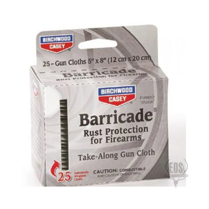 SHOOTING ACCESSORIES - BIRCHWOOD CASEY BARRICADE CLOTH (25) EXTREME OUTDOOR SPORTS