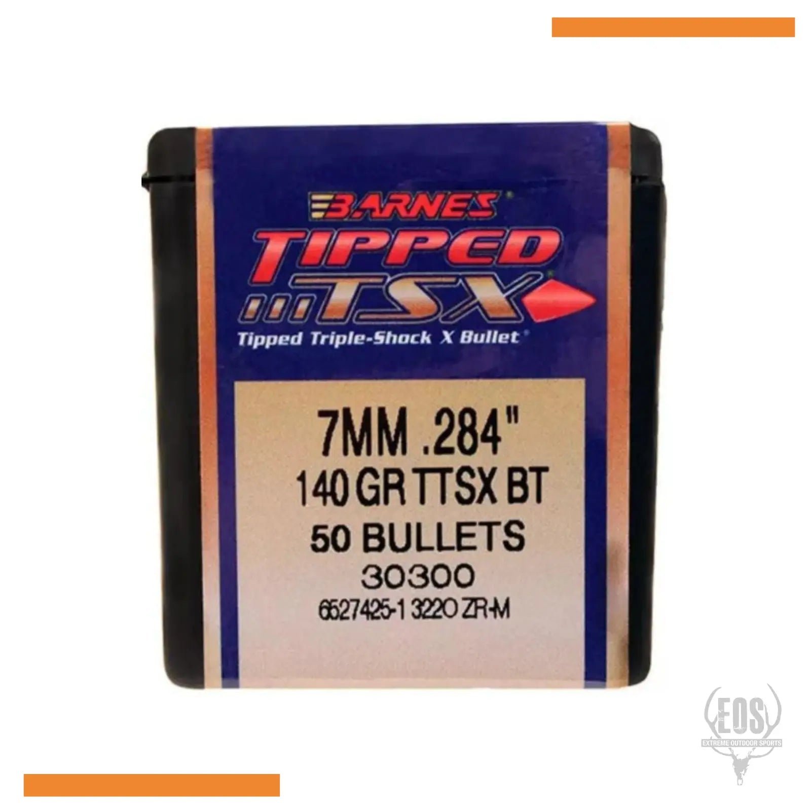 RE-LOADING - BARNES PROJECTILES .284 (7MM) TSX 140GR BT - 50 PACK EXTREME OUTDOOR SPORTS
