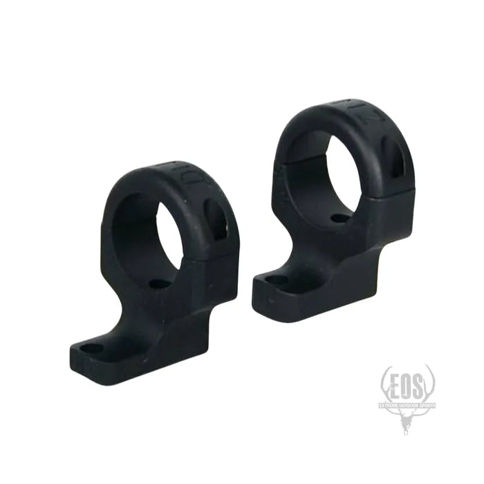 RIFLE RINGS & MOUNTS - DNZ HUNTMASTER 1 LOW BLK 2 X PIECE EXTREME OUTDOOR SPORTS