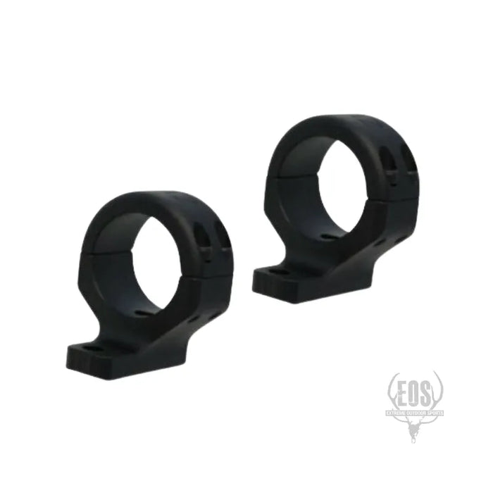 RIFLE RINGS & MOUNTS - DNZ HUNTMASTER 30MM MED BLK 2 X PIECE EXTREME OUTDOOR SPORTS