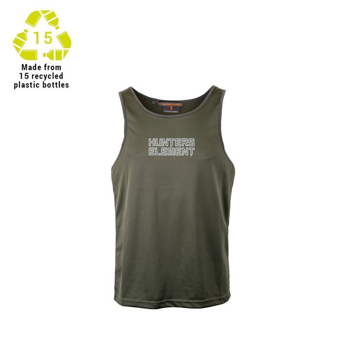 CLOTHING - HUNTERS ELEMENT ECLIPSE SINGLET FOREST GREEN SZXL FOREST GREEN/SZM EXTREME OUTDOOR SPORTS