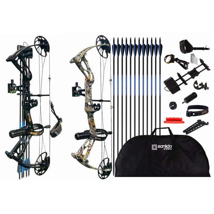 ARCHERY - HEADHUNTER ARCHERY DRAGON X8 BLACK RTH PACKAGE (0-60LB, 18-31") **NEW 2023 MODEL** EXTREME OUTDOOR SPORTS