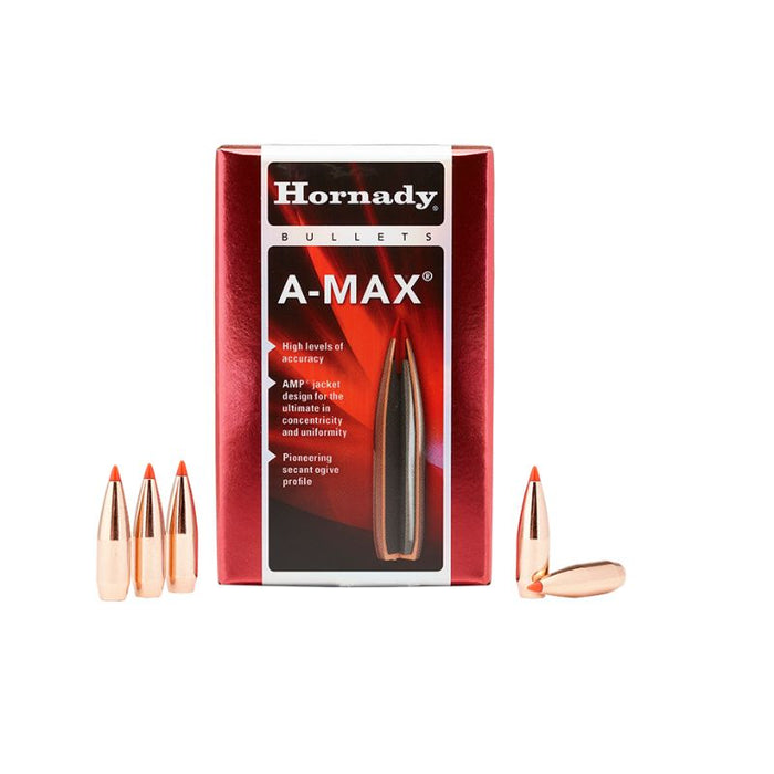 RE-LOADING - HORNADY PROJ 22CAL 80GR A-MAX 600 PKT 22 CAL 52GR (100PK) EXTREME OUTDOOR SPORTS